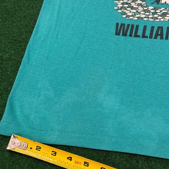 70s 80s Peanuts Snoopy Williamsburg Virginia vintage T-shirt rare destination L - Picture 8 of 8